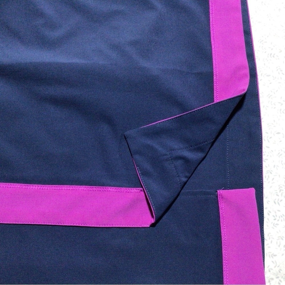 NWT Adidas Women's‎ Tour Geo Golf Skort Navy Purple Small - Picture 4 of 9